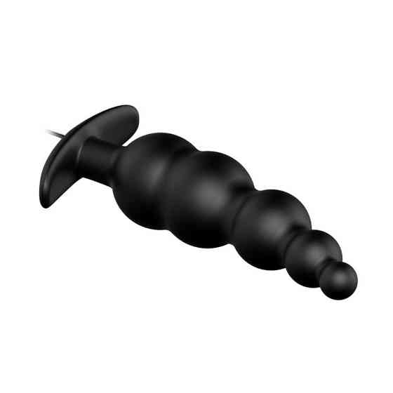 Анальна пробка - Pretty Love Special Anal Stimulation Vibrating Butt Plug Black Sex Aura Київ