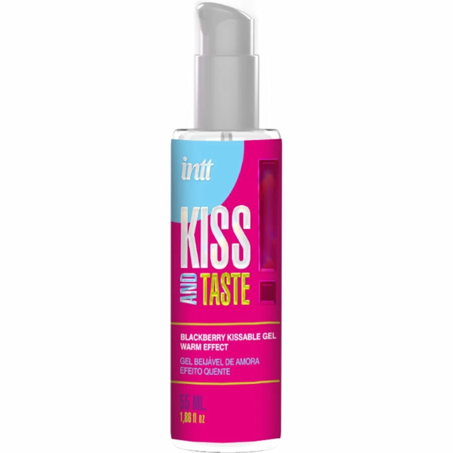 Масажний гель, що зігріває Intt KISS AND TASTE! їстівний, з ароматом ожини, 50 мл Sex Aura Київ - фото 6