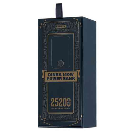 Универсальная мобильная батарея Remax RPP-662 25200mAh QC+PD (22.5W+140W) Синий Винница