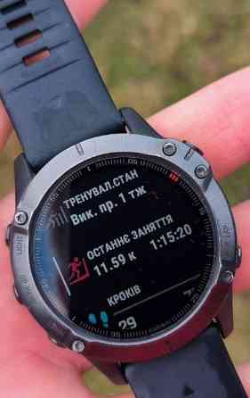 Топовий! Смарт-Часи GARMIN Fenix 6 Sapphire Pro Київ