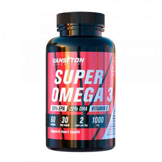 Омега-3 Vansiton Super Omega 3 60 капсул Луцк