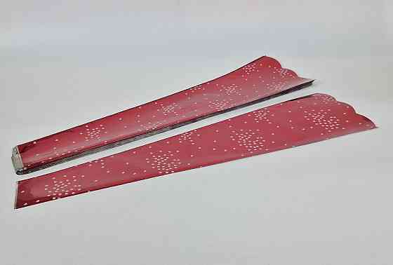 Конусне паковання під квіти h70/7низ/20верх метал червоний (100 шт.) візерунок137 (1) (100 шт.) Харків