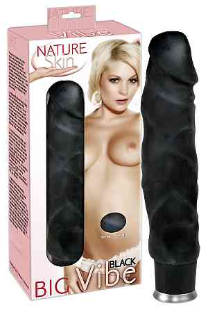 Вібратор - Nature Skin Big Vibe Black Sex Aura Київ