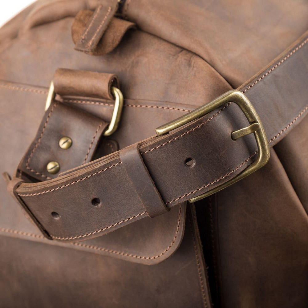 Сумка дорожная Коричневая (GRANDE PELLE) Киев - изображение 3