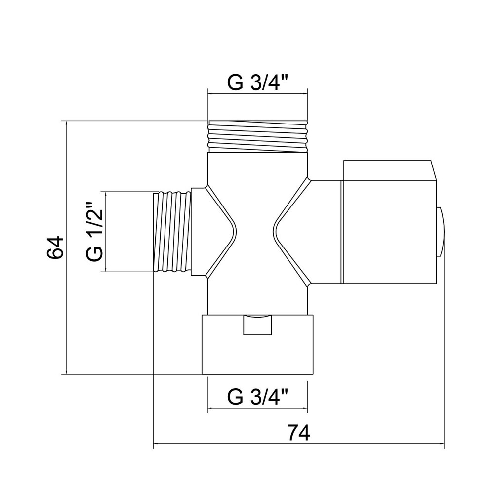 Дивератор для змішувача Lidz Repair 02 LDREP02CRM34865 Chrome Київ - фото 2