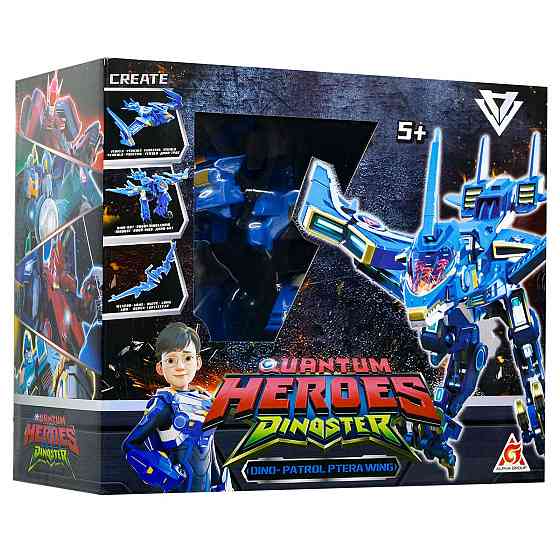 Динозавр-трансформер Dinoster - Мега Дино-Петрол Птера Вінг Днепр