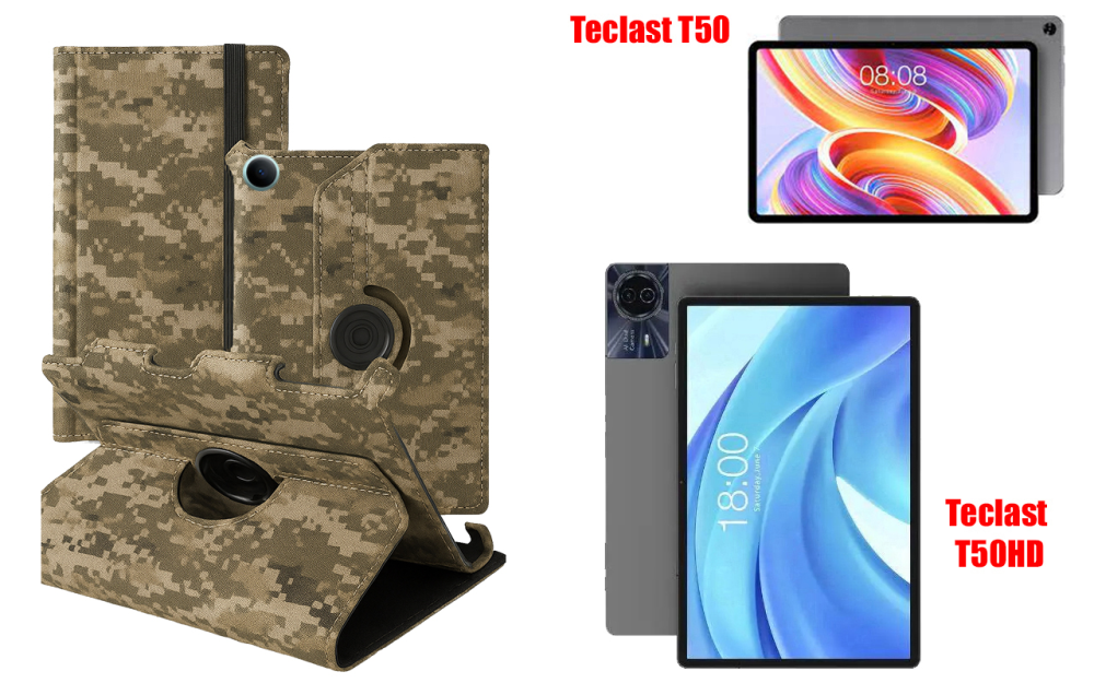 Чохол Spinner360 для планшета Teclast T50, T50HD, колір Xaki Київ - фото 1