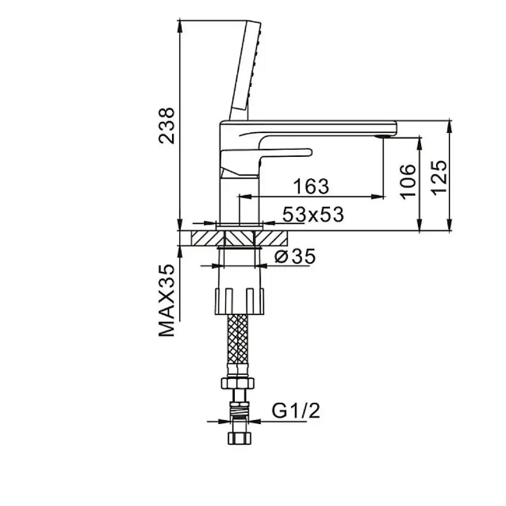 Змішувач для ванни Globus Lux Milano GLM-0109 Луцк - изображение 8