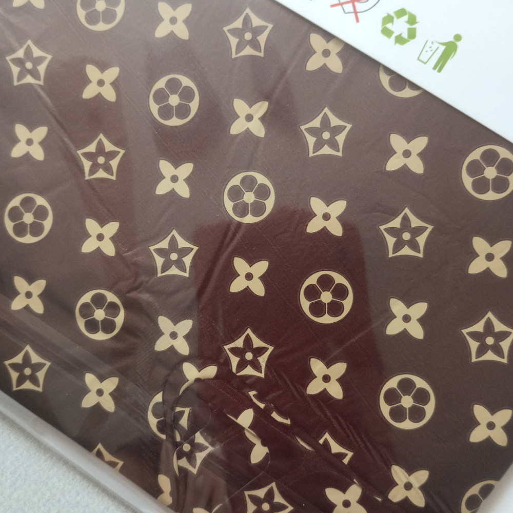 Фольговані надувні кулі букви гірлянда Happy Birthday принт LV шоколад Київ - фото 4