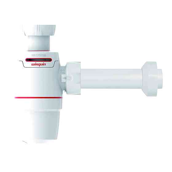 Сифон для раковини Neo Air 11⁄4" × Ø 32 мм з відведенням WIRQUIN (9541326) Київ