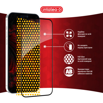 Стекло защитное Intaleo Full Glue Apple iPhone 15 (1283126575242) Винница - изображение 7