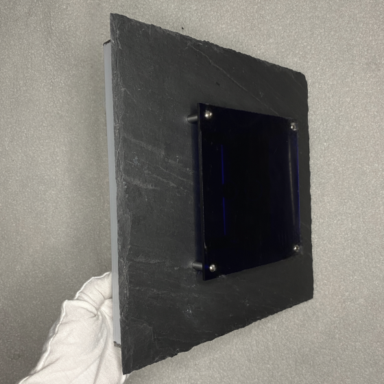 Настенный дизайнерский светильник Paulmann 30×30 см из натурального камня сланец с микроблеском, E14, 40W Киев