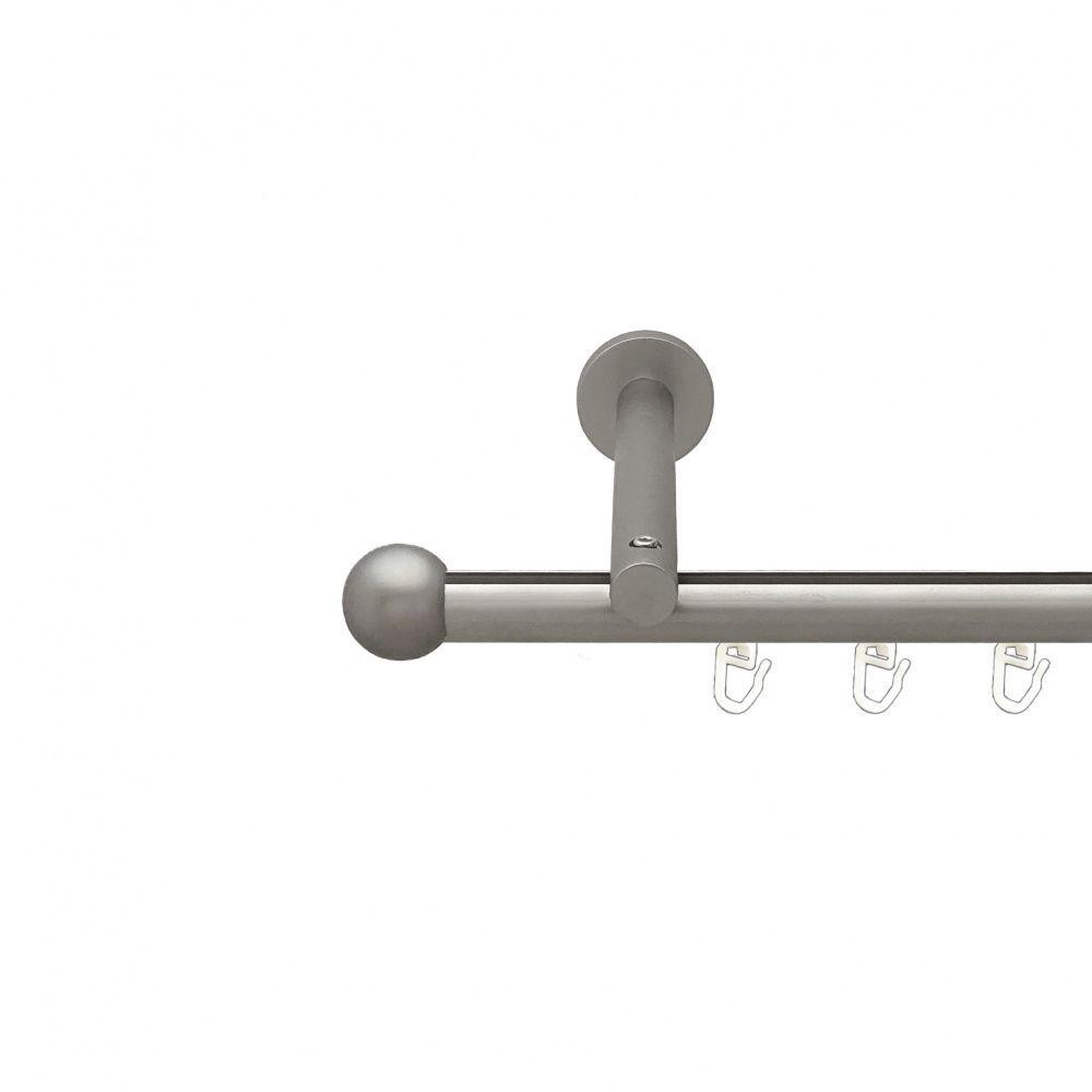 Карниз Orvit Куля Болонь металевий однорядний циліндр на профіль (16 см) профільна труба  Сатин 19 мм 240 см (00-00015122) Львів - фото 1