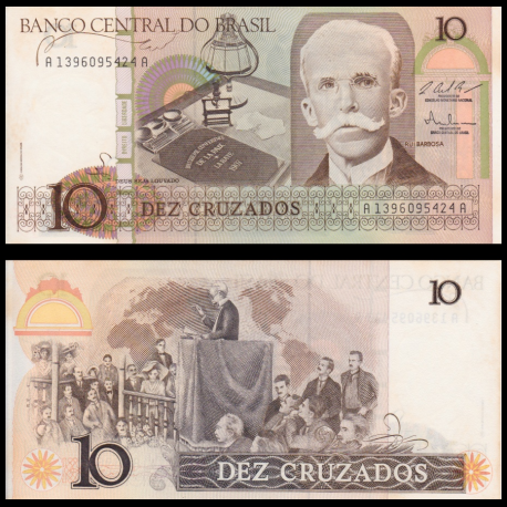 Бразилія 10 крузадо UNC Полтава - фото 1