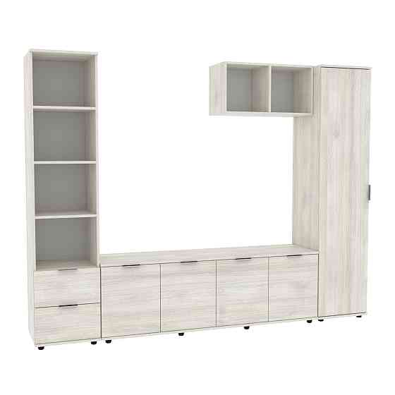 Стенка в гостиную Ketrin-2, Дуб Шамоні Світлий, 2440х425х1880 Львов