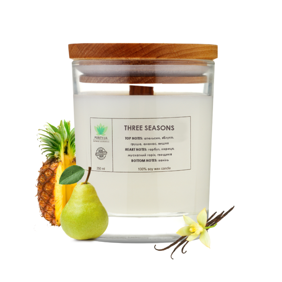 Аромасвічка Three seasons L PURITY 150 г Київ
