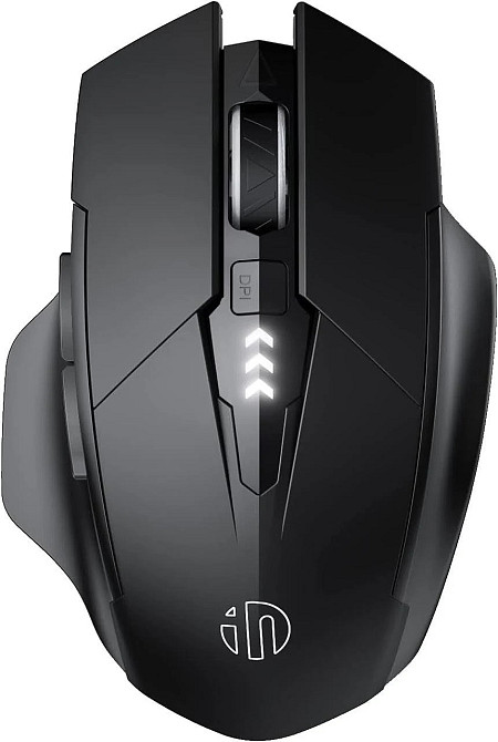 Миша бездротова Inphic F1 з Usb 2.4Gz, акумулятором, 1600 Dpi, mate black З Індикатором Заряда Запоріжжя - фото 1