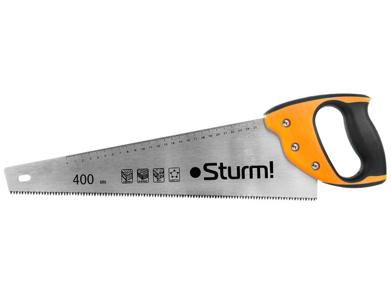 Ножівка для дерева Sturm 400 мм, 3-гран. заточування 1060-02-HS16 (читувати опис) Рівне - фото 2