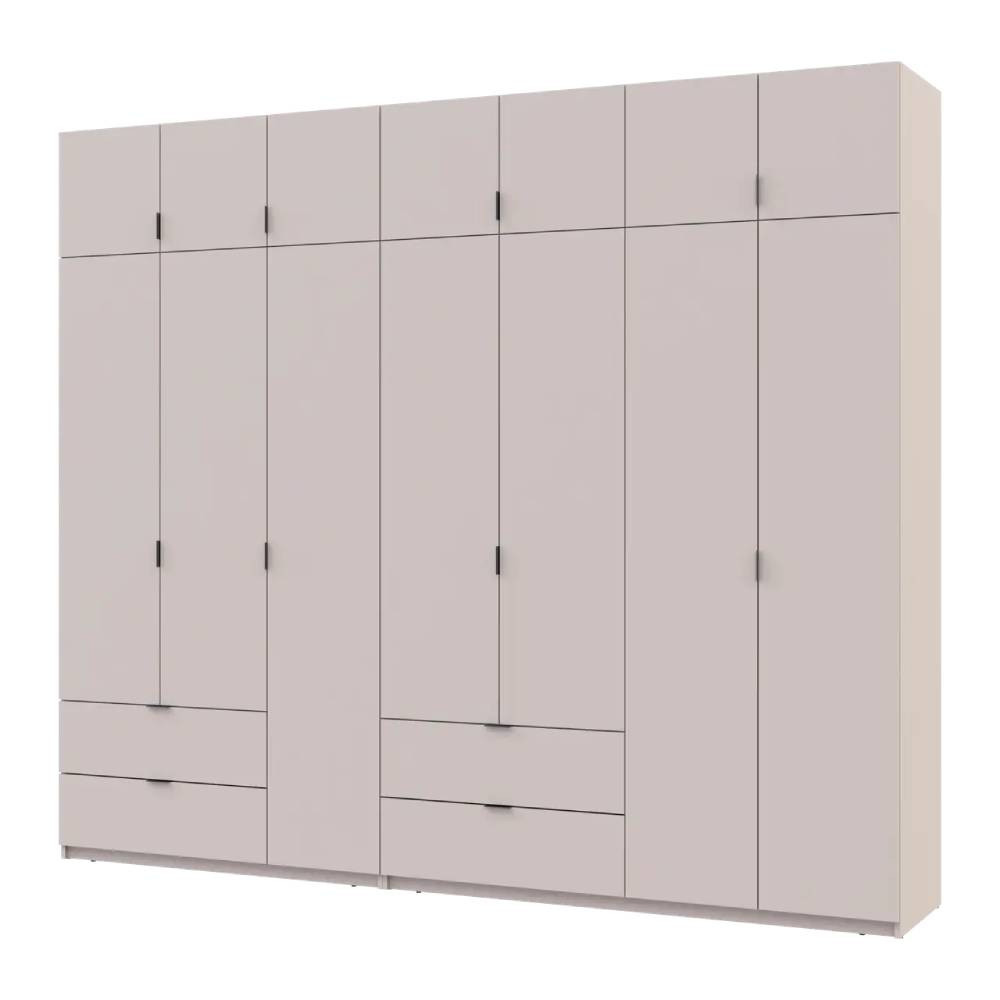 Шафа для одягу Doros Лукас Кашемір 3+4 ДСП 280х50х240 DRS-011716 (42005120) Львів - фото 1