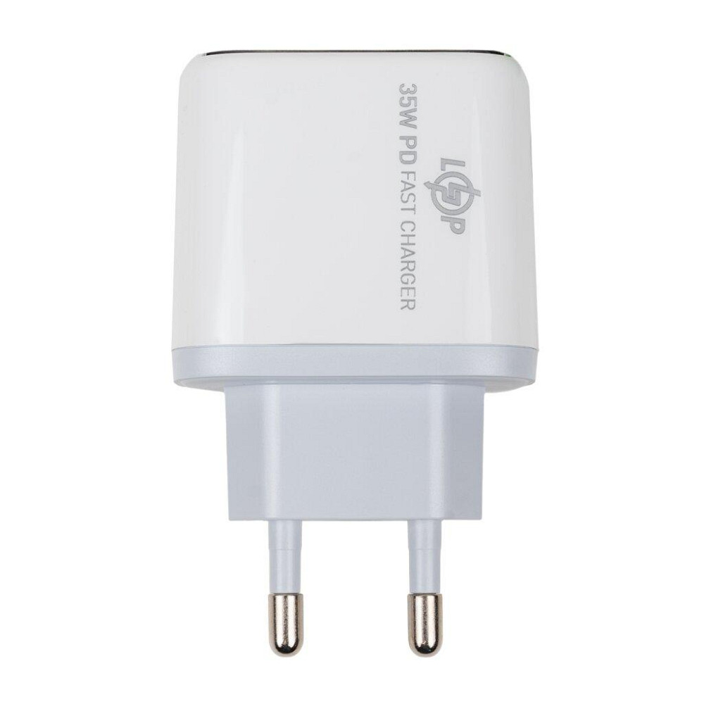 Зарядка для телефону LP 35W (Type-C + Type-C) PD + кабель (Type C to Lightning) 35WCH Київ - фото 2
