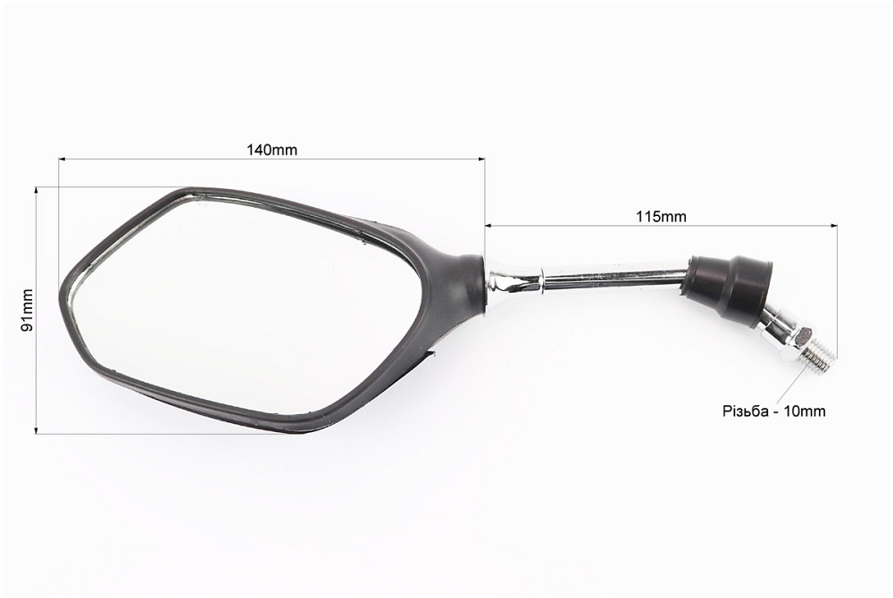 Дзеркала к-кт "Lux" сині на хром ніжці, м10 Київ - фото 2