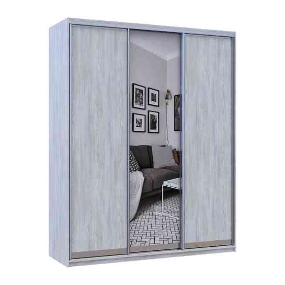 Шкаф купе Doros Сити Лайт Сосна Натти 2 ДСП / 1 зеркало 180х60х225 (DRS-011969) Днепр