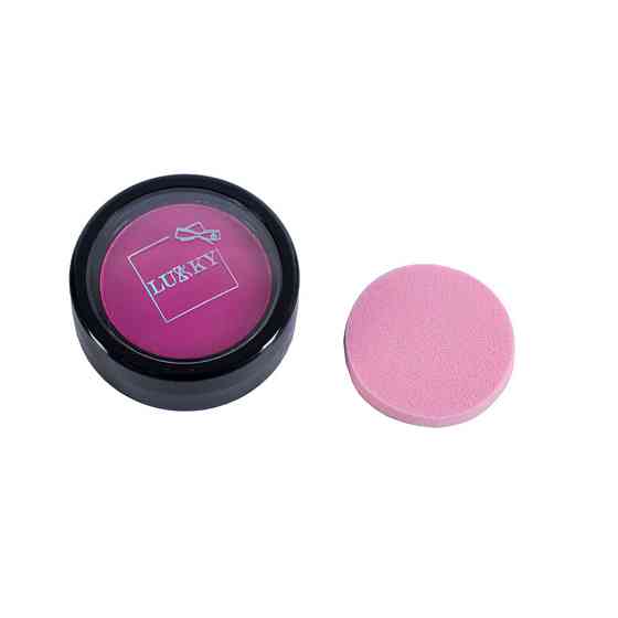 Дитяча пудрова крейда для волосся T11917 зі спонжем, рожевий Вінниця