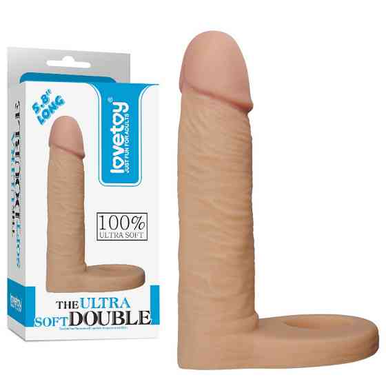 Кільце с ділдо для подвійного проникнення ULTRA SOFT Sex Aura Київ