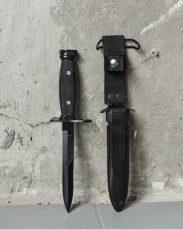 Армейский штык-нож M&P total black ВТ6820 Киев - изображение 6