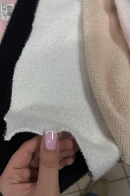 Кардиган женский на запах оверсайз Молочный Харьков - изображение 4