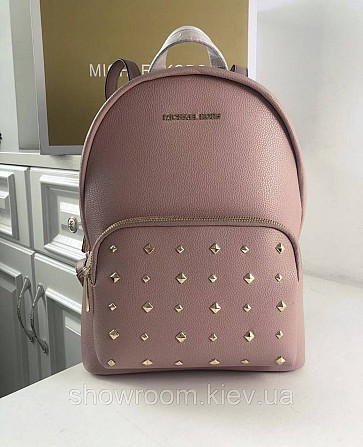 Жіночий брендовий рюкзак Michael Kors Erin pink Lux Київ - фото 1