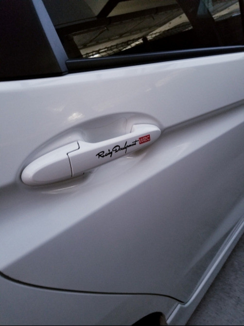 Наклейки на ручки Чорна №5, Біла №6 світловідбиваю Київ - фото 5