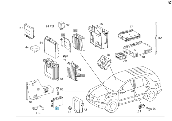 Mercedes-Benz  A0255450632 Блок керування 5 ступінчастою АКП EGS51 ML W163 Одеса