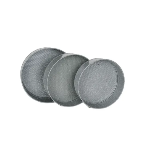 Набір роз'ємних форм для випікання 3шт (24/26/28*6,5см) вуглецева сталь (блакитний,беж) 6031 KAMILLE Житомир