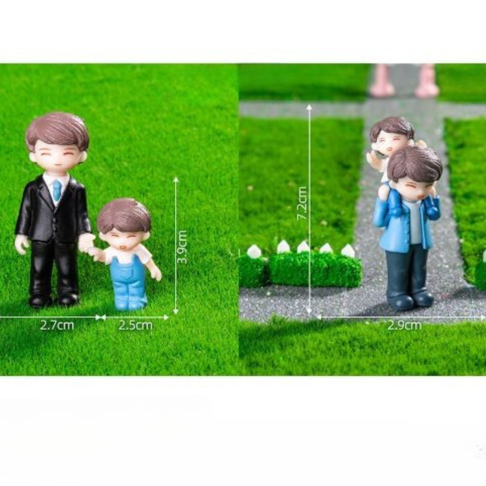 Фигурка Папа с сыном для мини-сада, флорариума, микроландшафта, макета Одесса - изображение 7