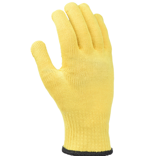 Рукавички 5706 трикотаж з малюнком ПВХ р.10(XL) клас 10 жовтий Універсал D ДКГ Житомир