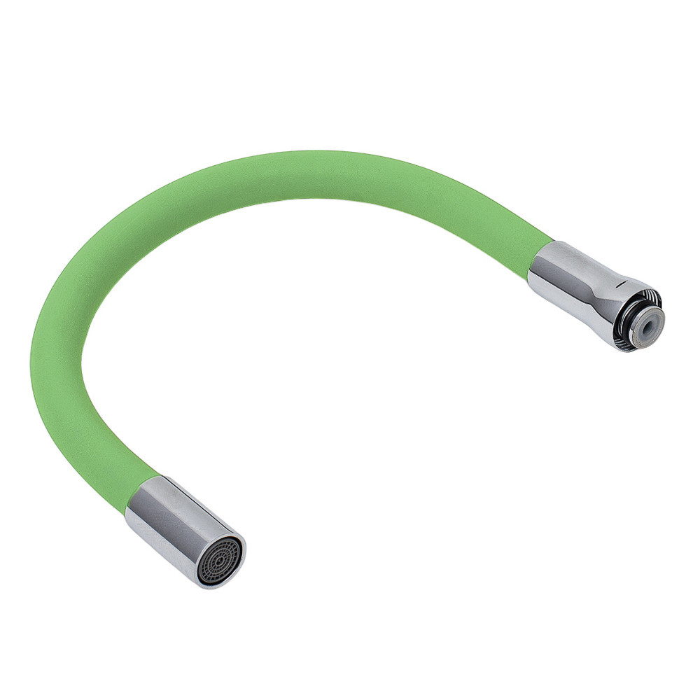 Вилив (гусак) 3/4" для кухні силіконовий зелений AQUATICA (XH-5241) (9793512) Київ - фото 3