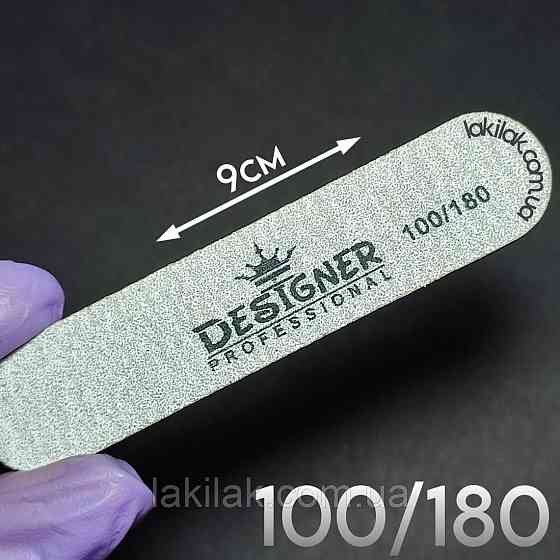Міні-пилка для нігтів 100/180 пряма Designer Professional Херсон