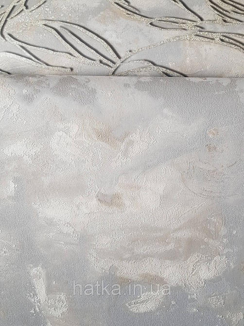 Обои виниловые на флизелине метровые Sintra Edelina абстракция космос бежевые серые золотистые структурные 3д Киев - изображение 4