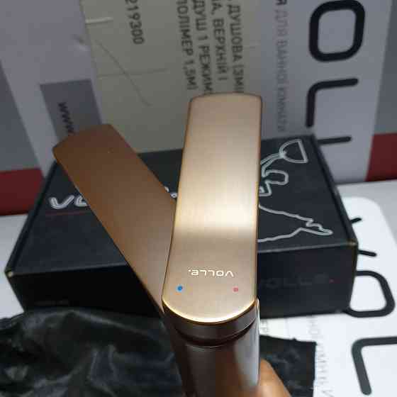 Змішувач для раковини  Volle SOLO cepillado bronce бронза 1510.011121 Київ