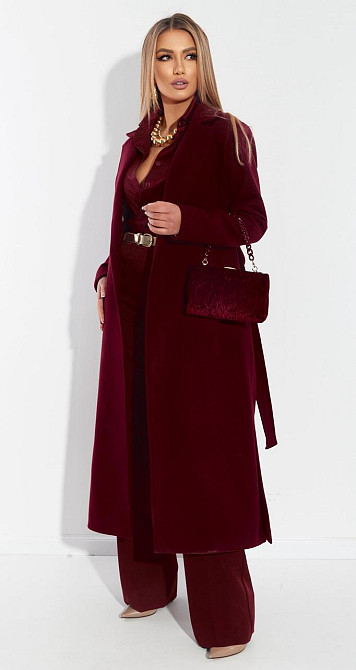 Кашемірове пальто з розрізами Київ - фото 8