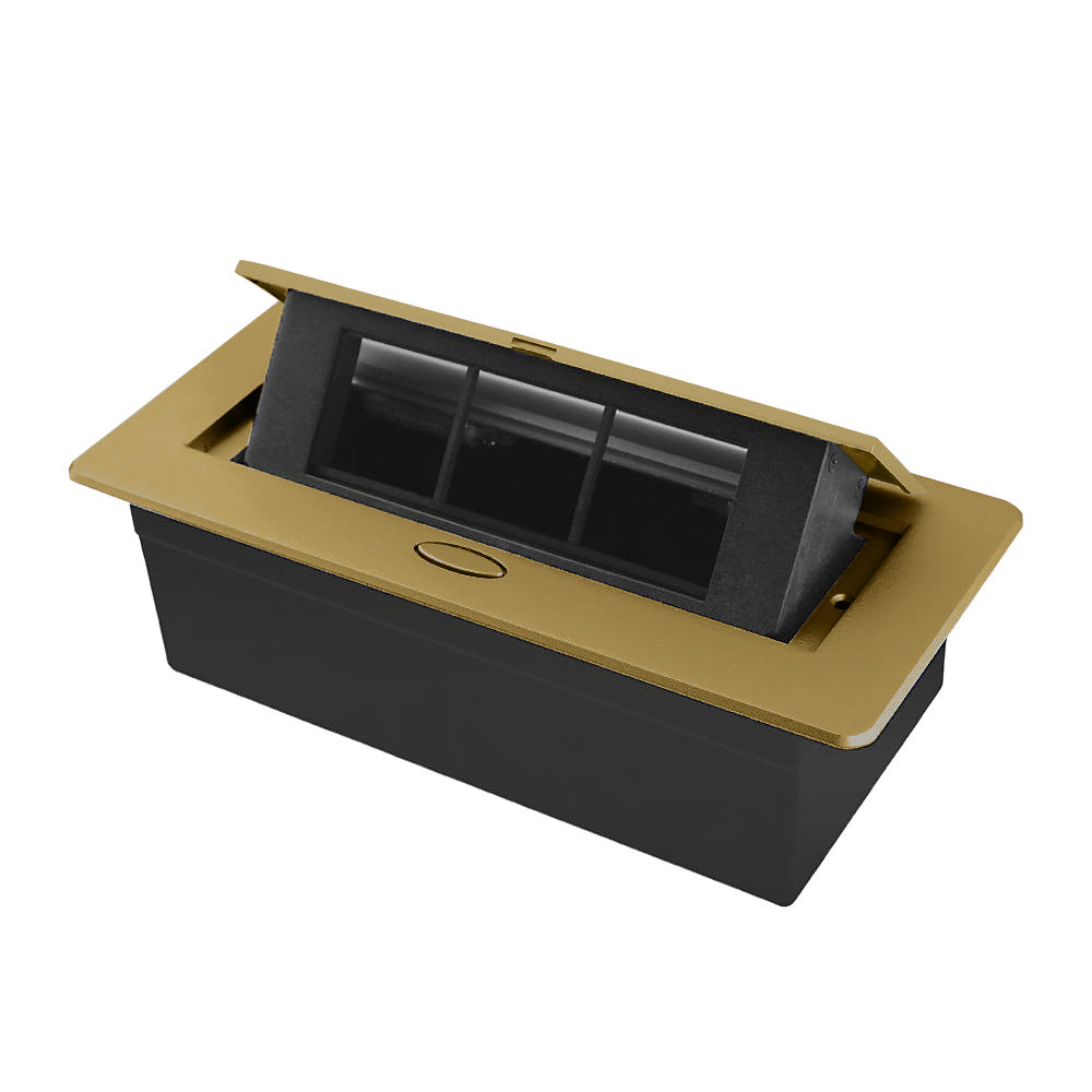 LIVOLO Розетковий люк LIVOLO золотий, вбудований у стільницю, меблевий пустий корпус без розето Коломия - фото 9