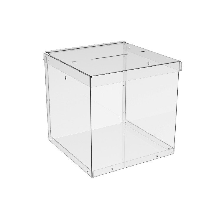 Скринька для пожертвувань EKOSTAR 200х200х200 ПЕТ 1.5 мм Київ - фото 3