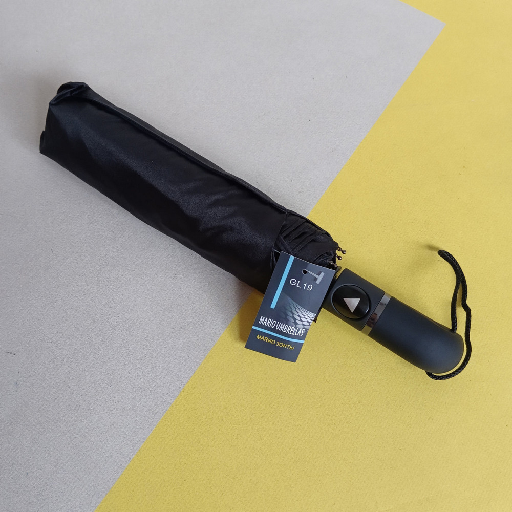 Парасолька чоловіча автомат чорна Київ - фото 3