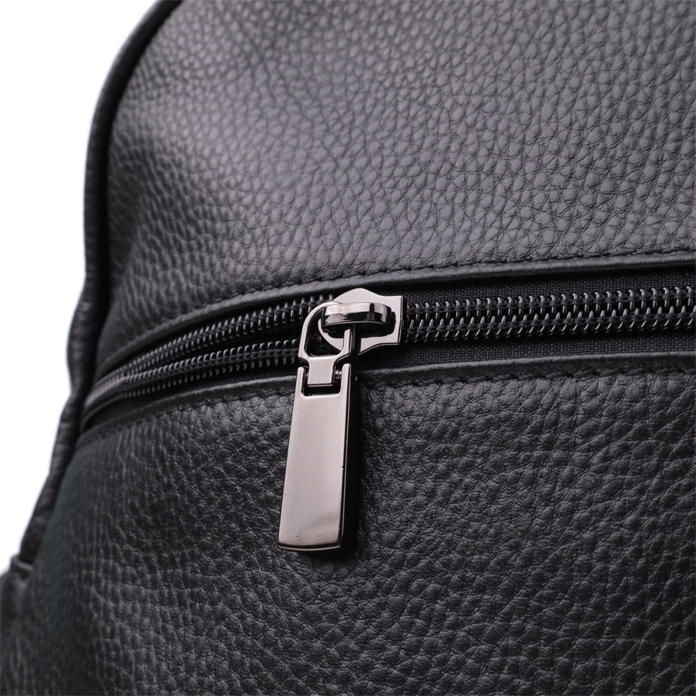 Жіночий рюкзак з натуральної шкіри Vintage 23062 Чорний Київ - фото 6