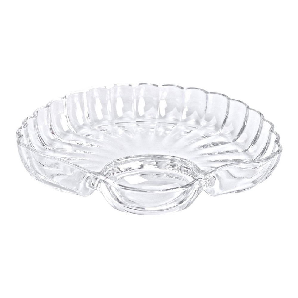 Сервірувальне блюдо для закусок зі соусником 21х19 см Київ - фото 3