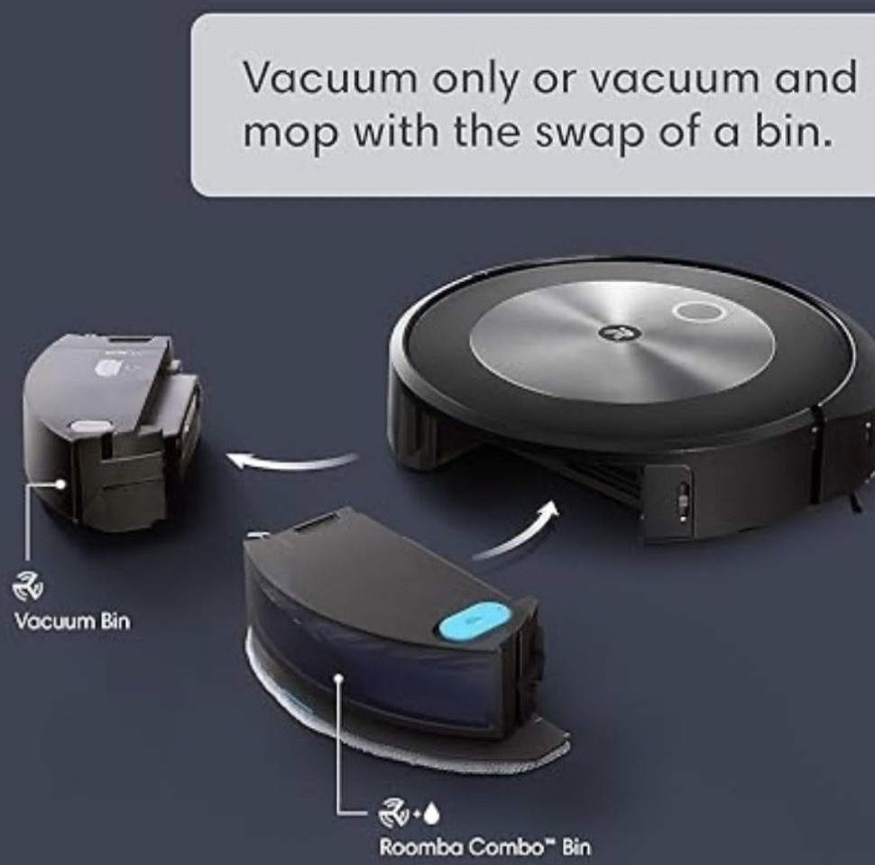 Премиум моющий робот пылесос iRobot Roomba Combo j5+ Харьков - изображение 4