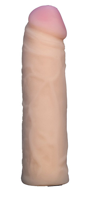 Насадка для страпона тілесна EGZO CIBERSKIN NSTR11 ( 16,5 см х 3,7 см ) Sex Aura Київ - фото 2