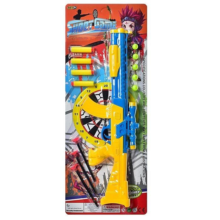 Автомат 45см, на присосках 7шт, шарики 5шт, на планшетке 55*21*4см Киев - изображение 1