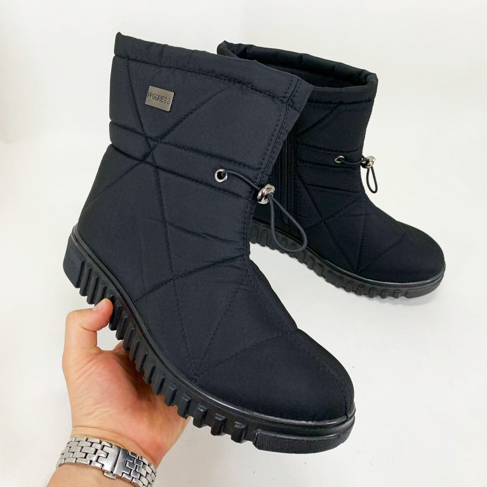 Женские бабуши на меху, Женские дутики из текстиля, Бабушке бурки женские ботинки из нейлона RT-48 Ивано-Франковск - изображение 4